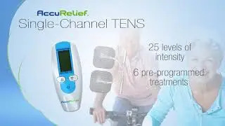 AccuRelief&trade; Single Channel TENS Pain Relief System