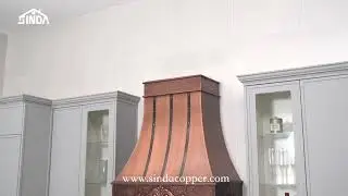 A Heart of A Stylish Kitchen: Custom Copper Range Hood#kitchen #interiordesign #customhood