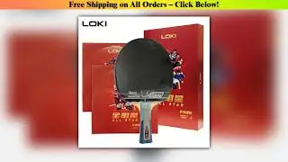LOKI ALL STAR Table Tennis Racket Professional Basalt Carbon Ping Pong Paddle Bat Inspired by