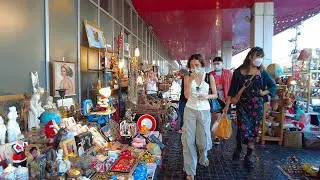 Walking in Bangkok Chatuchak Vintage Antique Flea Market 🇹🇭 Thailand 4K