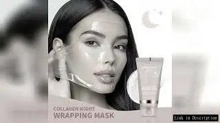 Collagen Overnight Wrapping Peel Off Facial Mask, Korean Collagen Peeling Mask 75ml Deeply Hydrating