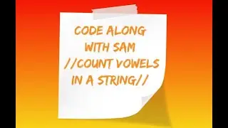 Count number of vowels||Python tutorial