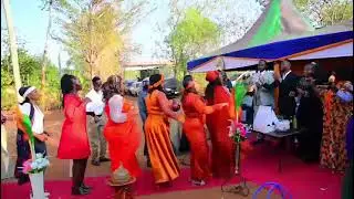 MC Top Layer at Mtito Andei during traditional wedding.