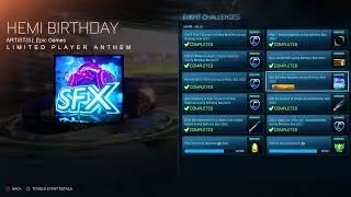 Rocket League 8th Birthday Ball Player Anthem Hemi Birthday (SFX) ⚽🥅
