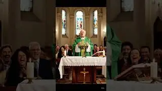 Il Prete e la Battuta della Domenica 😂✝️ #shorts#ytshorts #viral #prete #chiesa #domenica #ridere
