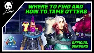 Where To Find And How To Tame Otters In The Center - Easy Trap Method | ARK: Survival Ascended
