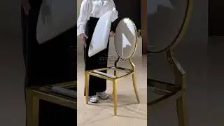 Oval Back Louis Chair --  Removable Cushion