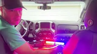 2 in 1 Red Blue Dash Police Lights, Police Light Bar for Vehicles Car Trucks