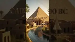 Cairo Rising from the Map (Ancient Egypt) | POV Historical Cinematic #Shorts