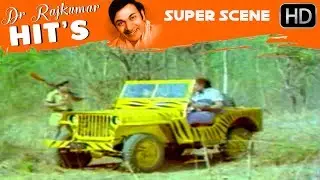 Rajkumar & MP Shankar Scenes - Seize Sandals And Animals Leather Scenes| Gandhada Gudi  | Scene 06