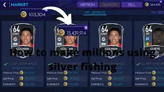 FIFA Mobile how to make millions of coins using fishing (I made 14.6 million in profit)