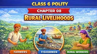 📘 NCERT Class 6 Civics (Polity) | Chapter 8 &ndash; Rural Livelihoods 🌾👩&zwj;🌾