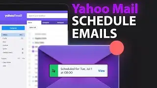 How to Schedule an Email in Yahoo Mail Super Fast! (Mobile)