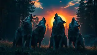 Wolves Unleashed  AI Enhanced Look at Nature's Most Intelligent Predators