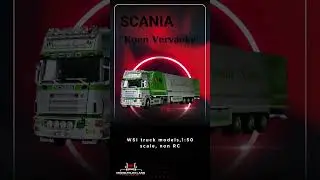 Scania R4 topline 4&times;2 reefer trailer &ldquo;Koen Vervaeke&rdquo;,WSI Truck Models #modeltruckland #diecasttoys