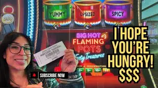 BIG HOT FLAMING POTS AS A LOW ROLLER! LETS DOUBLE!!