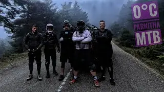 Survival or Shredding? Parnitha’s Whiteout Conditions #mtb