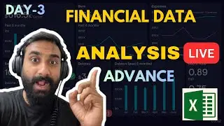Financial Data Analysis LIVE DAY-3 | Portfolio, Investment & Performance Analysis in Excel