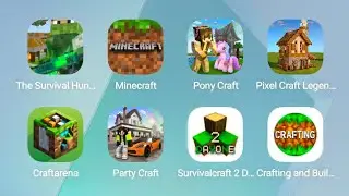 THE SURVIVAL HUNTER, MINECRAFT, PONY CRAFT, PIXEL CRAFT LEGEND AND MORE GAMES 👍