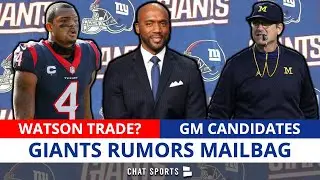 Giants Rumors Mailbag: Deshaun Watson Trade? Dave Gettleman Replacements & Kadarius Toney Breakout?