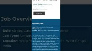 WFH opportunity in Amazon for Kolkata Candidates #wfh #amazon @jobs