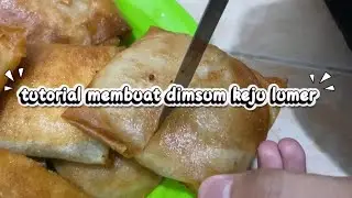 tutorial membuat dimsum keju lumerrr🤤