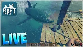 Raft - CAN I SURVIVE BEING STRANDED?!?! (Single Player Gameplay)