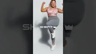 SHEFIT&reg; Boss Leggings in Cloud Grey.