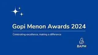 BAPM Awards 2024: National/Regional Project