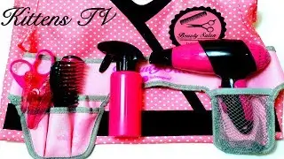 Открываем Набор парикмахера - Open set stylist - Kittens TV