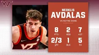 Neoklis Avdalas Condensed Tape vs Notre Dame (17/01/26)