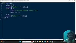 Inner Function variable scope in Python | nonlocal