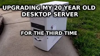 Upgrading 20 year old desktop server! New Motherboard, CPU and Drives.