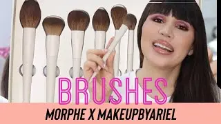 PATRICK TA MAJOR DIMENSION TRYING THE  MAKEUP BY ARIEL COLLAB WITH MORPHE BRUSHES