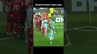 Rodri Straight Red Card | Man City vs Forest | Premiere League
