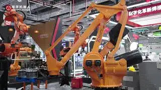 Real-world application case of ChaiFu Robotics: Material handling robots performing diverse tasks
