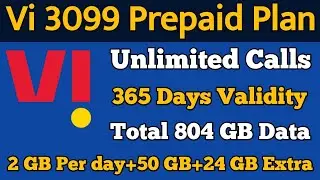 Vi 3099 Plan Full Details in Hindi | Best Validity Plan in Vodafone idea