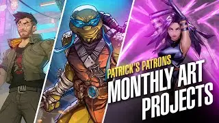 Patrick Brown's Monthly Art Projects