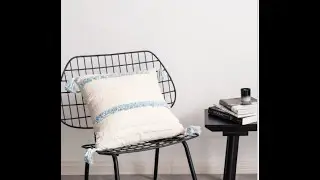 Woven Tufted Tassel Throw Pillow Covers Fringe Cushion Cover Decorative Square Cotton Pillows Cover