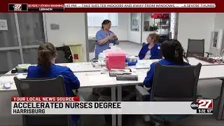 UPMC Harrisburg nursing students learning through accelerated program