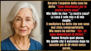 All’acquisto della casa dissi： «Sono emozionata per la nostra nuova casa»  Mio figlio rise：«Nost