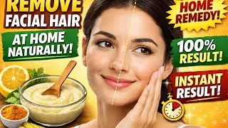 How to Remove Facial Hair At Home || Instant Glow #facial hair remove #lifevibes