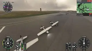 Poor weather landing at Blackpool airport | Full MSFS 2020 flight