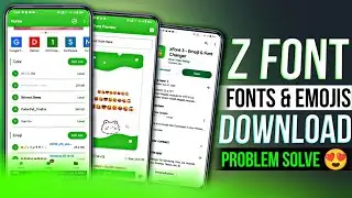 Z Font Emojis & Fonts Download Problem Solve | Z Font Emojis & Fonts Download Problem