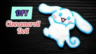 How to make cinnamoroll doll with clay | Cinnamoroll doll making with clay | Clay doll making easy |