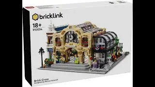 Brick Cross Train Station - Bricklink 910034 Lego Stop Motion