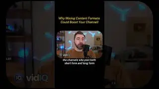 Why Mixing Content Formats Could Boost Your Channel! #contentcreation  #vidiq  #youtubecreators