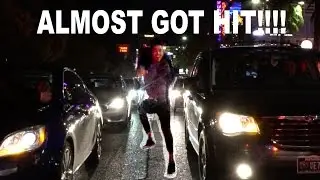 RUNNING THROUGH TRAFFIC IN LAS VEGAS!!!