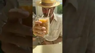 🏝️This is the Best Part: Summer in the Desert #PalmSprings #IcedCoffee #ConsciousLiving