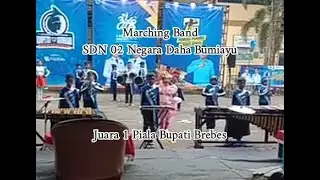 Juara 1 Piala Bupati Brebes Marching Band SDN 02 Negara Daha Bumiayu #harijadibrebeske348